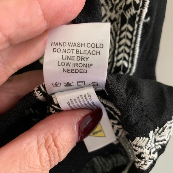 NWT A Beautiful Soul Black Boho Blouse 18/20 - Picture 7 of 7